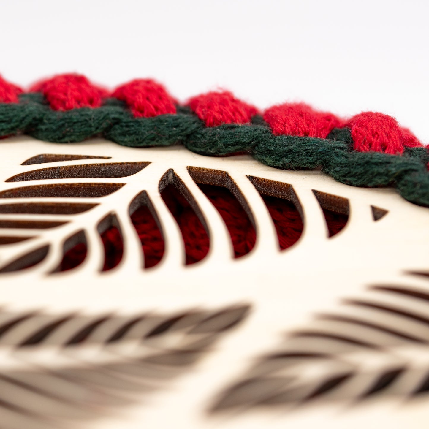 Zestaw baz do koszyka 20 cm – dno + ażurowa przykrywka