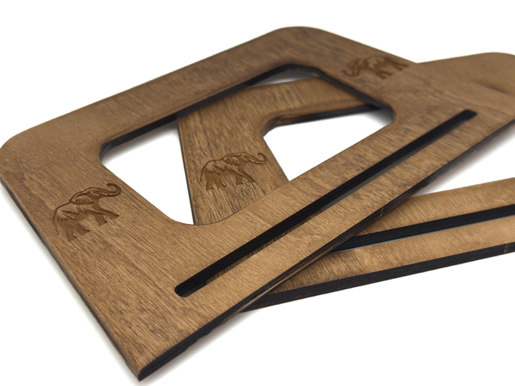 Drewniane rączki do torebki na szydełku - sznurkowy-decor