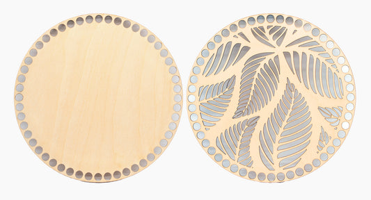 Zestaw baz do koszyka 20 cm – dno + ażurowa przykrywka