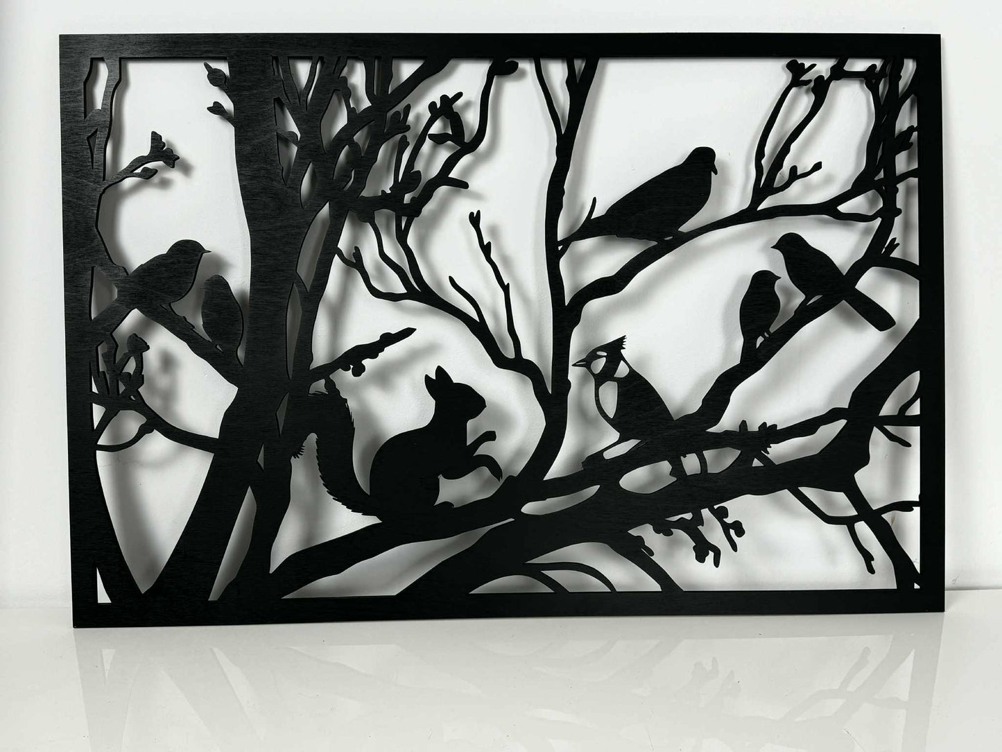 Obraz ażurowy „Leśne gałęzie” – dekoracja ścienna z motywem natury