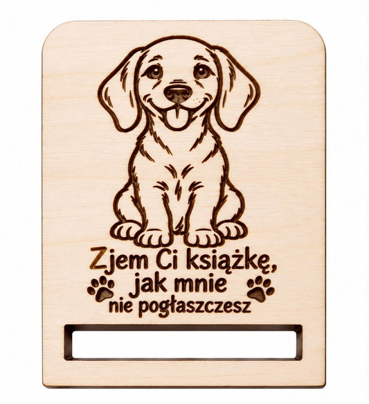 Drewniana baza do zakładki do książki