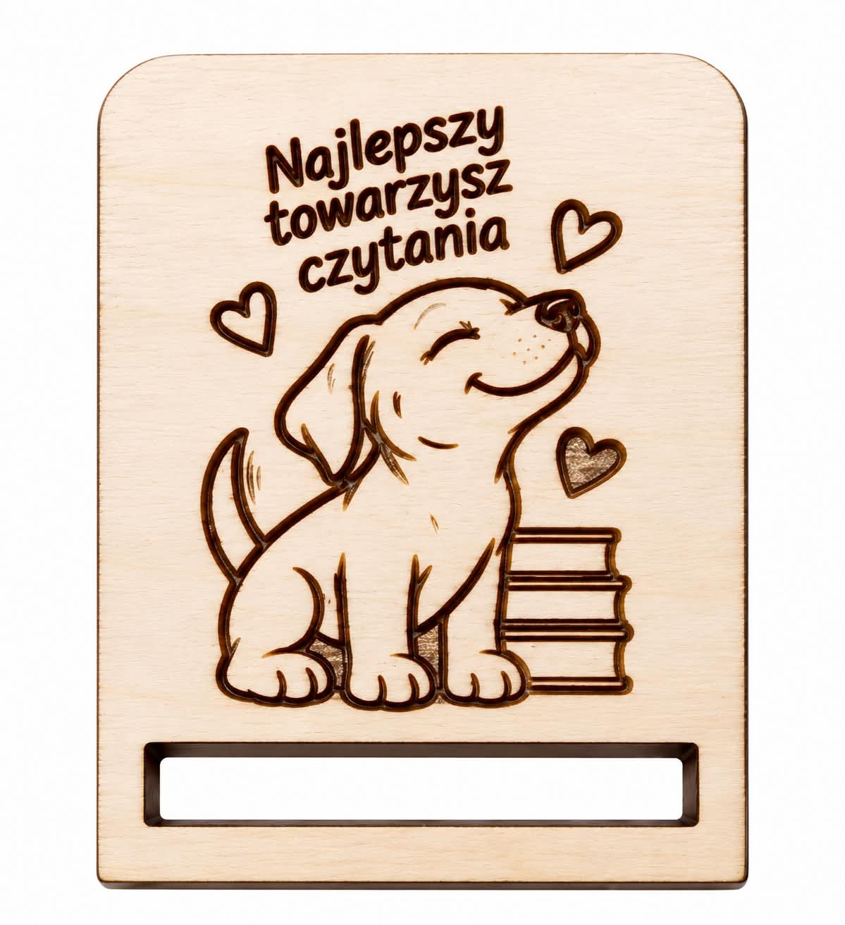 Drewniana baza do zakładki do książki