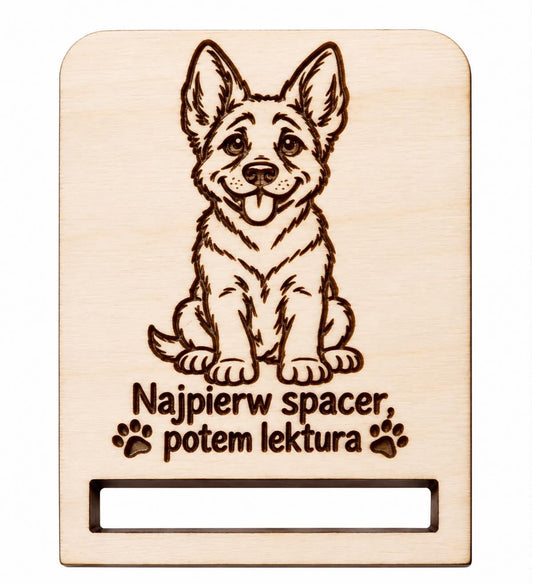 Drewniana baza do zakładki do książki